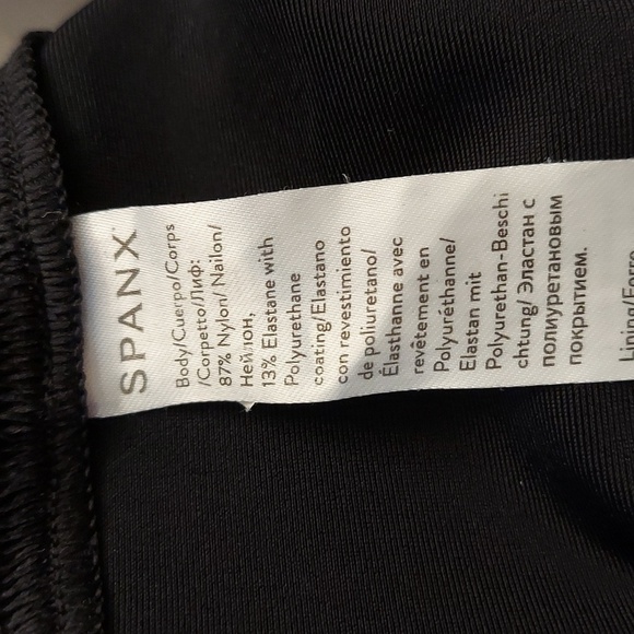 SPANX Black Faux Leather Leggings - Picture 12 of 14